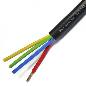 Produktfoto 1 von Van Damme Audiokabel Lautsprecherkabel 4-adrig 2,5 mm PVC, Außen-ø 10.25mm, L. 50m