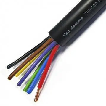 Produktfoto 1 von Van Damme black tour grade Audiokabel 8-adrig, L. 500 m Schwarz