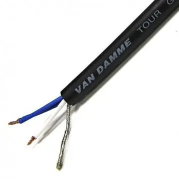 Produktfoto 1 von Van Damme Tour Grade Classic XKE Starquad Audiokabel 4-adrig Geschirmt, Außen-ø 6 mm Außen-ø Schwarz, L. 100 m