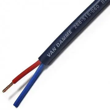 Produktfoto 1 von Van Damme Blue Studio Grade Audiokabel 2-adrig, L. 100 m Blau