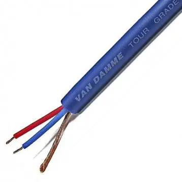 Produktfoto 1 von Van Damme Tour Grade Classic XKE Audiokabel Geschirmt, Außen-ø 6.35 mm Außen-ø Blau, L. 100 m
