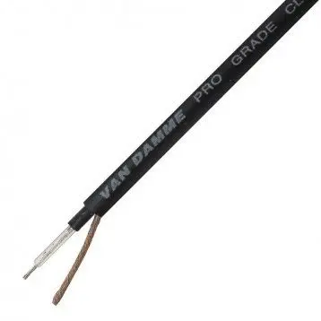Produktfoto 1 von Van Damme classic instrument Audiokabel Geschirmt, Außen-ø 6 mm Außen-ø Schwarz, L. 100 m