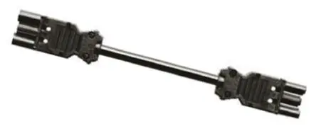 Produktfoto 1 von Wieland GST18i Beleuchtungssteckverbinder Stecker/Buchse, Kabel assembliert 16A, Kontakte: 3 IP40, Anz.Ausl. 3, Weiß, L.