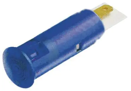 Signal Construct SKGD Blau Tafelmontage-Anzeige, Lötanschluss 28V 6 mm, IP67