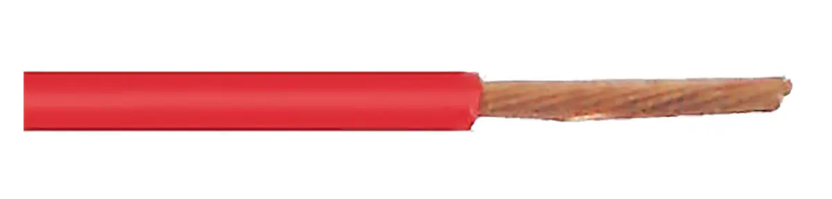 Produktfoto 1 von TE Connectivity Automotive Kabel 1.5 mm² 100m Rot Ø 2.3mm 19/0,32 mm Litzen