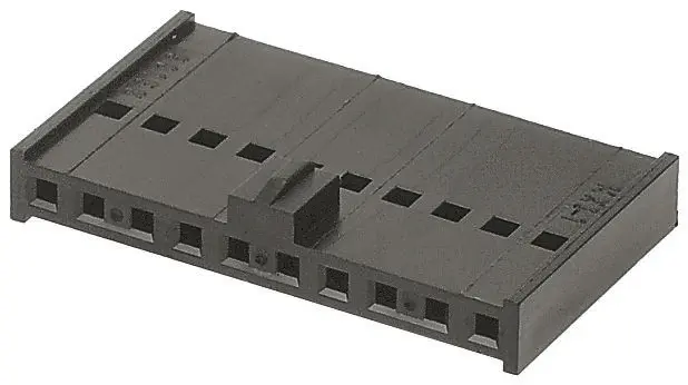 Produktfoto 1 von Molex C-Grid III Buchse Steckverbindergehäuse 2.54 mm, 20-polig / 1-reihig Gerade, Kabel für C-Grid-III-Steckverbinder