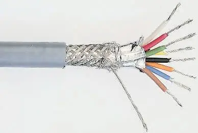Produktfoto 1 von RS PRO Datenkabel, 4-paarig 0,25 mm² Ø 7.1mm Kupfer verzinnt Schirmung PVC isoliert Twisted Pair Grau