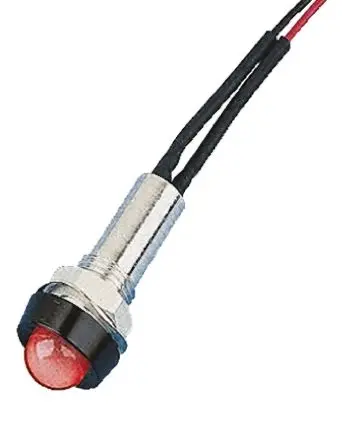 Oxley STR/LH/8/AC Series Grün Tafelmontage-Anzeige, Mit Anschlusslitzen 8 mm, IP67