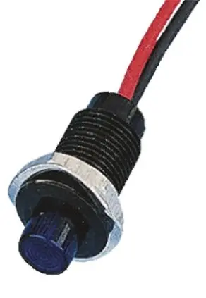 Produktfoto 1 von Oxley Anzeige Blau 12V ac, Anschlusskabel