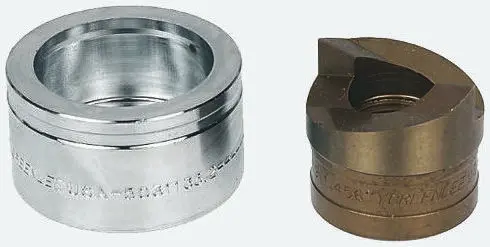 Produktfoto 1 von Greenlee Stempel- und Matrizensatz, 1, 60 mm Rund, Hydraulisch