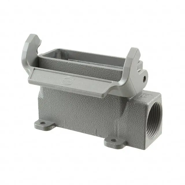 Produktfoto 1 von HARTING Han A Gehäuse für robusten Stromversorgungsstecker 1 Hebel 1, SMD 16A Anbaugehäuse, IP65