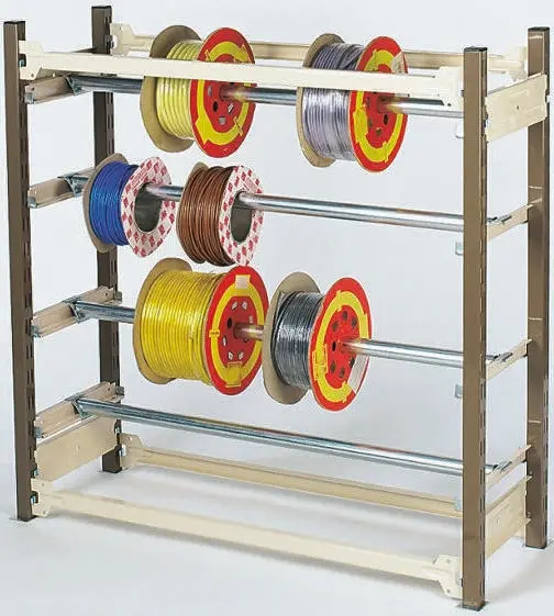 Produktfoto 1 von RS PRO Kabelregal Kabelregal 102 mm 50 m max., 4 Regale, 985 mm 990 mm 896 mm 31.75 mm Stahl