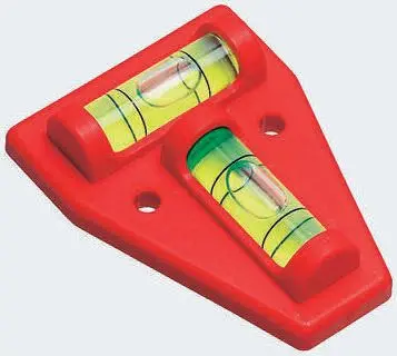 Stabila Wasserwaage, Typ Kreuzwaage, 60 mm, 2 Libelle/n