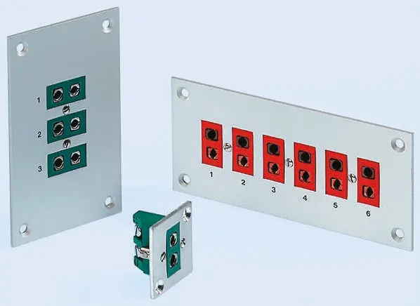Produktfoto 1 von Reckmann Standardgröße Anschlussfeld für Thermoelement Steckbuchse für Thermoelement Typ K