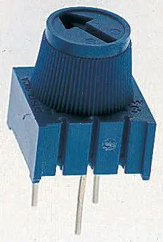 Bourns 3386 1-Gang Durchsteckmontage Trimm-Potentiometer, Einstellung von oben, 2 kΩ, 10 %, 0.5 W, Stift, L. 9.53 mm