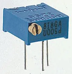 Bourns 3296 25-Gang Durchsteckmontage Trimm-Potentiometer, Seitliche Einstellung, 100 Ω, 10 %, 0.5 W, Stift, L. 9.53 mm