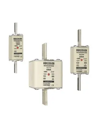 Produktfoto 1 von Mersen NH-Sicherung NH000, 500V ac / 40A, gG IEC, DIN