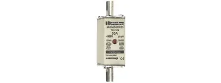 Produktfoto 1 von Mersen NH-Sicherung NH000, 500V ac / 50A, gG DIN, IEC