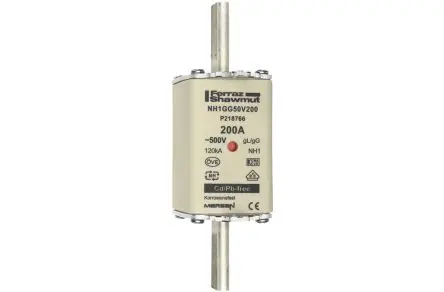 Produktfoto 1 von Mersen NH-Sicherung NH1, 500V ac / 200A, gG DIN, IEC
