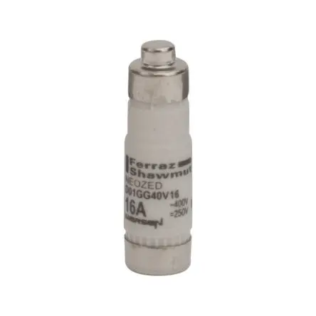 Produktfoto 1 von Mersen R NEOZED-Sicherung, Typ D01, 16A, 400V ac, 50 kA