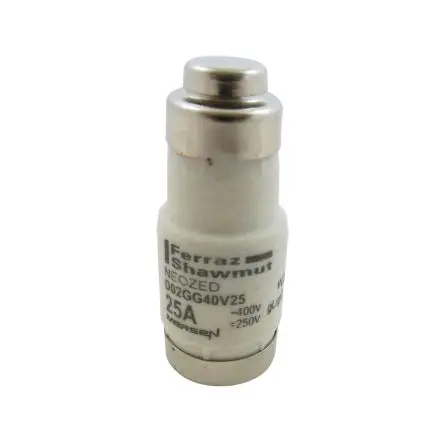 Produktfoto 1 von Mersen W NEOZED-Sicherung, Typ D02, 25A, 400V ac, 50 kA