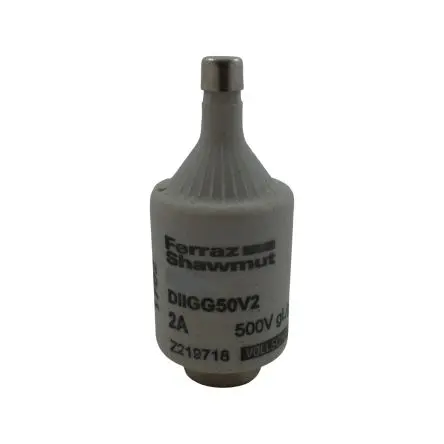 Mersen Z DIAZED-Sicherung, Typ D2, 2A, 500V, 50 kA, E27 Gewinde