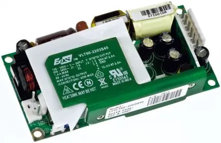 Produktfoto 1 von EOS VLT60 Schaltnetzteil 1 15V 60 W, Fahrgestell 264V ac