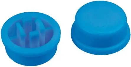 Produktfoto 1 von APEM Taktschalter-Kappe Blau, für Tastaturschalter