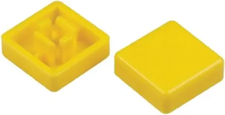 Produktfoto 1 von APEM Taktschalter-Kappe Gelb, für Tastaturschalter