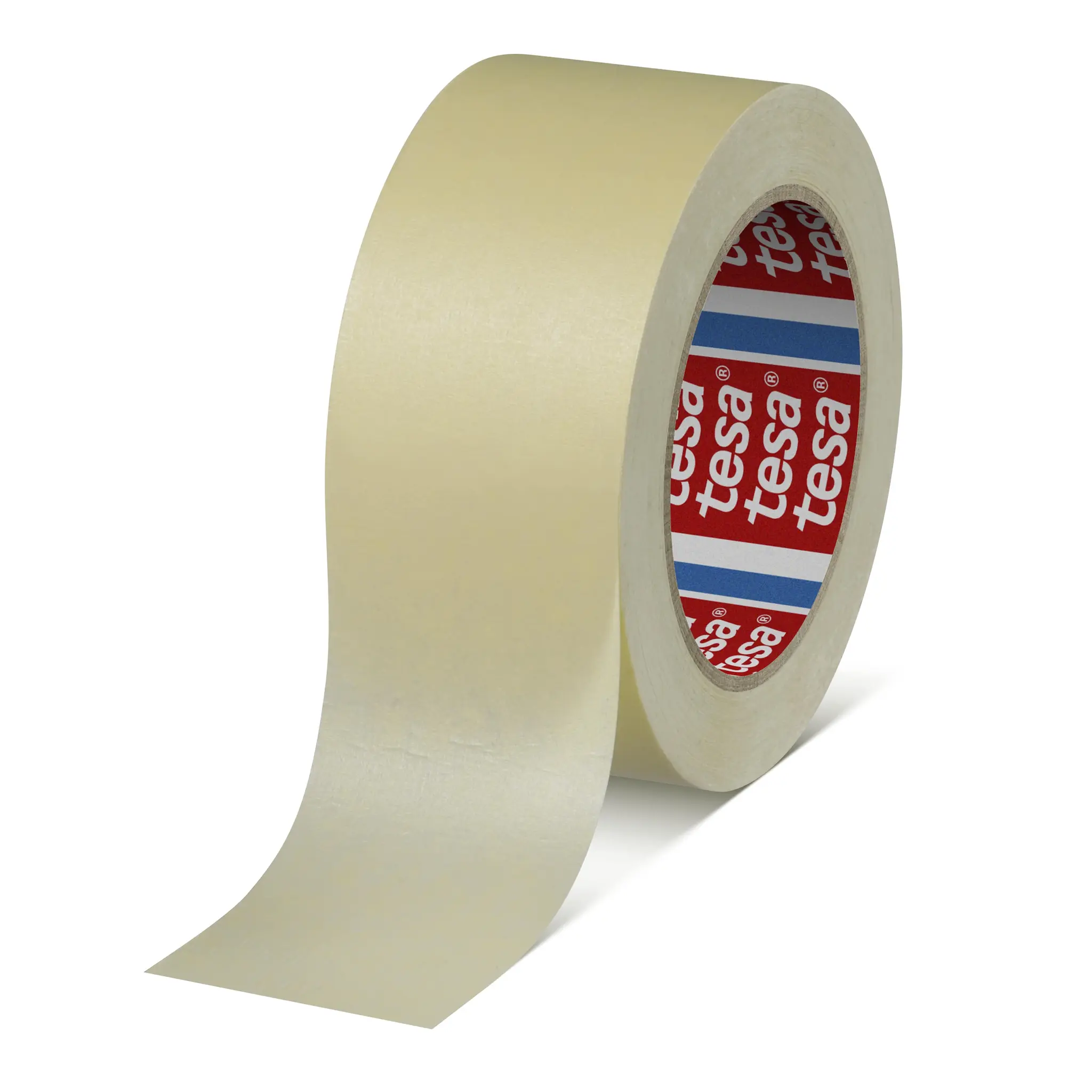 Produktfoto 1 von Tesa Papier Abdeckband Gelb, Stärke 0.13 mm Gummi-Kleber 50 mm x 50 m
