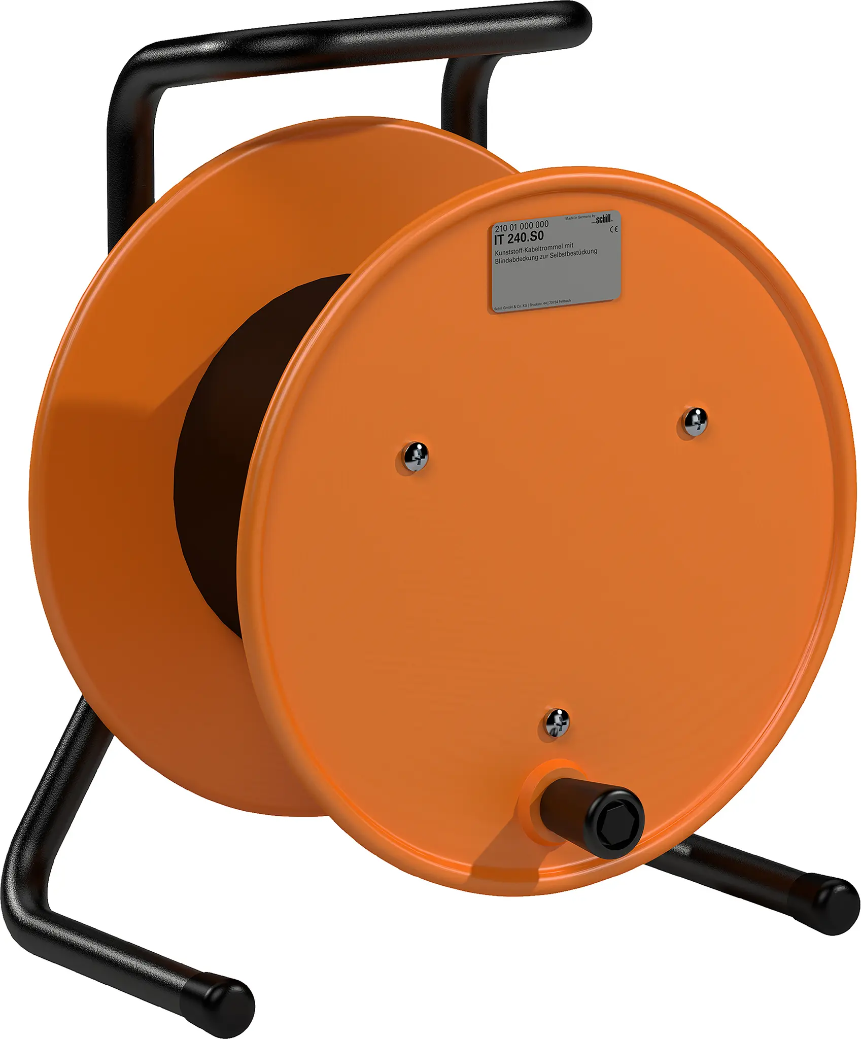Produktfoto 1 von RS PRO Leere Kabelrolle Leere Kabelrolle, 30 mm 100 mm 240 mm Kunststoff