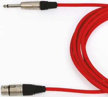 Produktfoto 1 von Van Damme Buchse XLR-Kabel XLR3 Stecker 5 m Rot