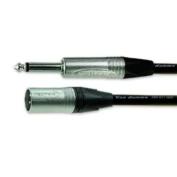 Produktfoto 1 von Van Damme Stecker XLR-Kabel XLR3 Stecker 5 m Schwarz