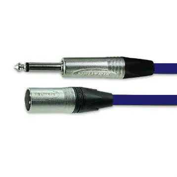 Produktfoto 1 von Van Damme Stecker XLR-Kabel XLR3 Stecker 5 m Blau