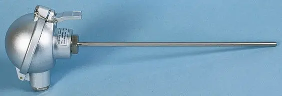 Produktfoto 1 von Correge Pt100 Widerstandsthermometer Edelstahl Ø 6 mm 6 x 500 mm Classe A, -40 °C → 500 °C ATEX