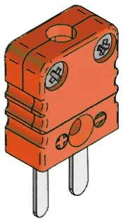 Produktfoto 1 von RS PRO Miniatur Thermoelement-Steckverbinder Stecker für Thermoelement Typ S
