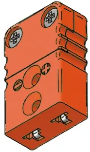 RS PRO Miniatur Thermoelement-Steckverbinder Steckbuchse für Thermoelement Typ S
