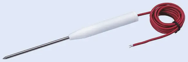 Produktfoto 1 von Electrotherm PT100 Sensorelement Widerstandsthermometer Ø 3mm x 100mm, -50°C → +250°C, 1.5m Leitung