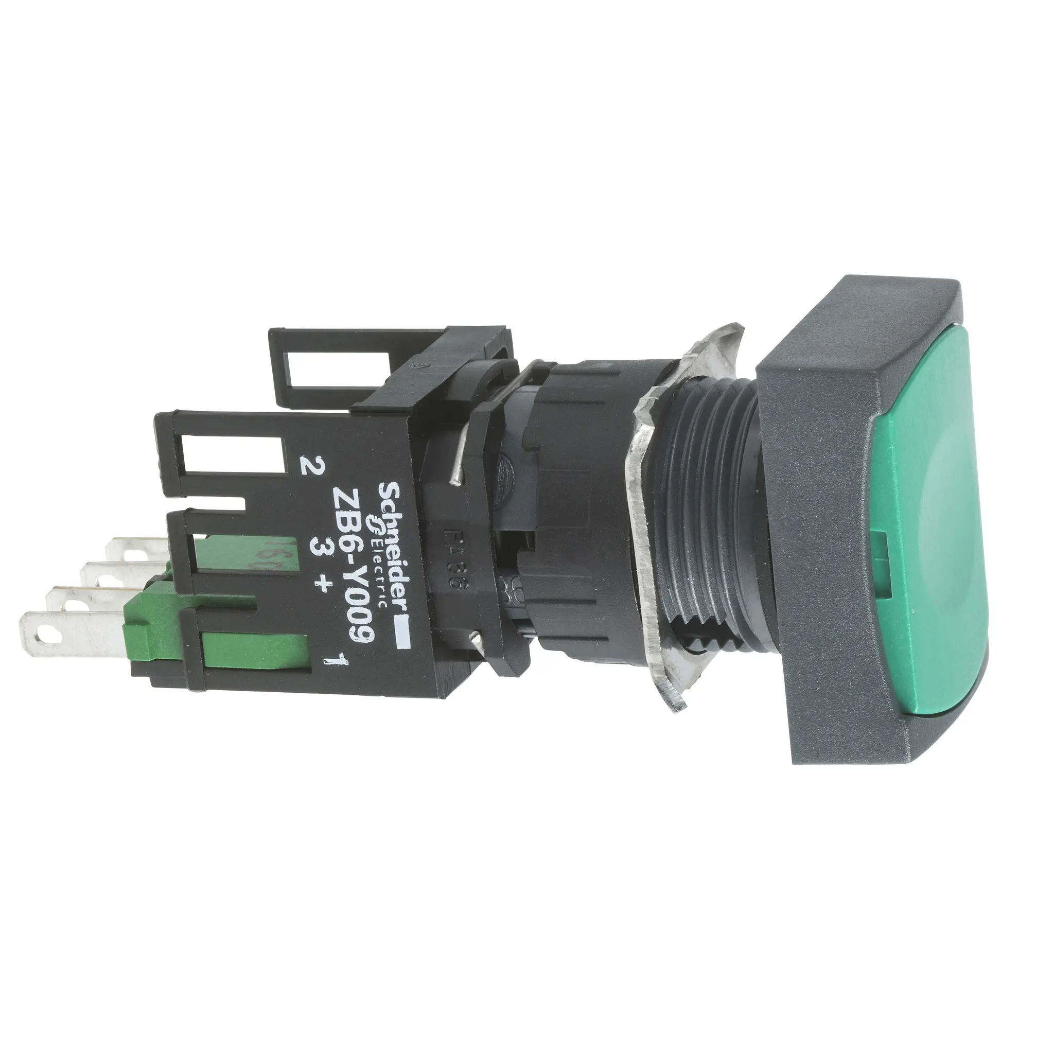 Produktfoto 1 von Schneider Electric Harmony Druckschalter Grün Tastend Panel Ø 16 mm, SPST, IP65