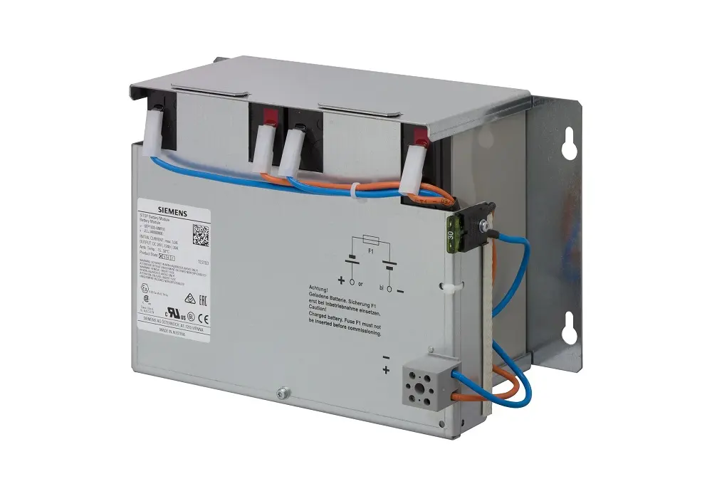 Siemens Abgedichteter Bleiakku, 24V / 12Ah, Schraub-Anschluss, 118 x 253 x 121mm