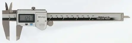 Produktfoto 1 von Mitutoyo 150 mm Digital Digital Zoll, Metrisch Messschieber / ±0.02 mm 0.01 mm