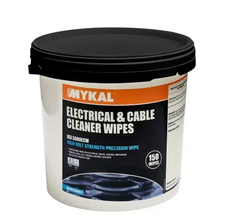 Produktfoto 1 von Mykal Industries DSI 5000 Feucht Kabel, Weiß Tube, 250 x 300 mm, 150 pro Paket Tücher pro Packung
