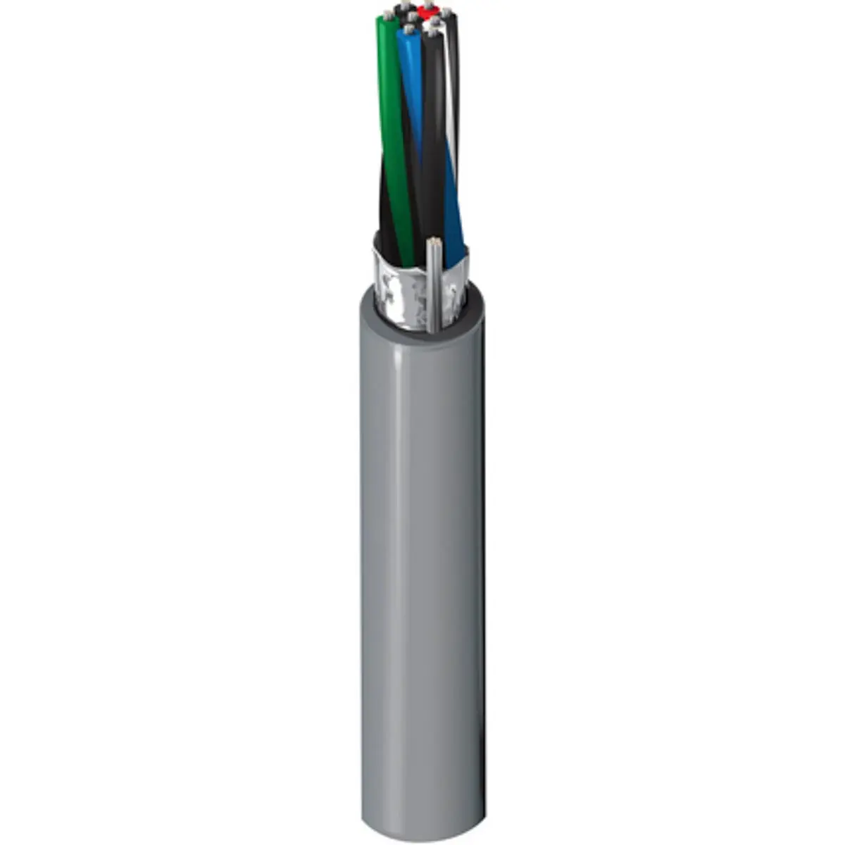 Produktfoto 1 von Belden 9504NH Datenkabel, 4-paarig 0,2 mm Ø 7mm F/UTP Schirmung LSZH isoliert Twisted Pair Chrom