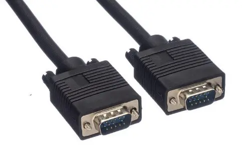 Produktfoto 1 von Roline 11 VGA-Kabel A VGA / Stecker B VGA / Stecker, 2 m Polyvinylchlorid Schwarz