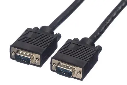 Produktfoto 1 von Roline 11 VGA-Kabel A VGA / Stecker B VGA / Stecker, 10 m Polyvinylchlorid Grau