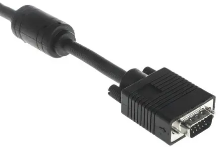 Produktfoto 1 von Roline 11 VGA-Kabel A VGA / Stecker B VGA / Stecker, 10 m Polyvinylchlorid Schwarz