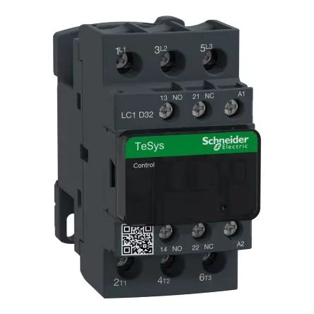 Produktfoto 1 von Schneider Electric LC1D Schütz 230V ac-Spule, 3-polig, 690V ac / 32 A 230V ac 15 kW 3 Schließer Motorsteuerung,