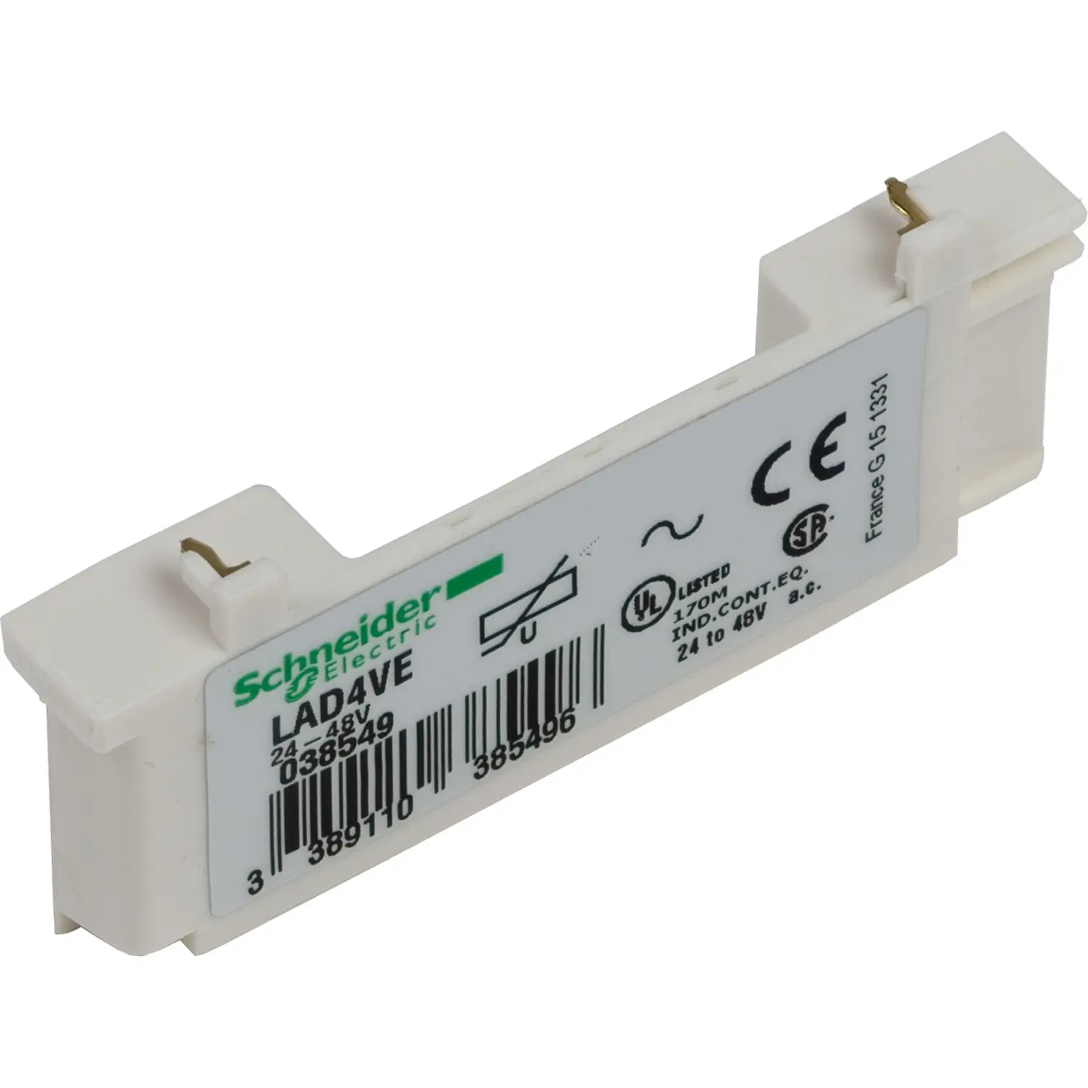 Produktfoto 1 von Schneider Electric Serie LAD4 Überspannungsableiter für LC1D09 → LC1D38, LC1DT20 → LC1DT40