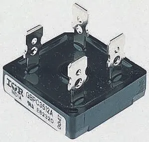 Produktfoto 1 von Vishay Brückengleichrichter 1000 V 500 A Schraubanschlussklemme 1.1 V GBPC Einfach 4-Pin 5 μA