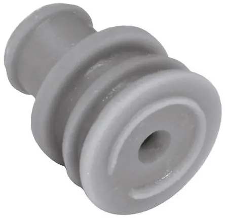 Produktfoto 1 von TE Connectivity Circular DIN Kfz-Steckverbinderdichtung, Stecker, Silikon Dichtungsstecker, Grau, T. 7.8 mm